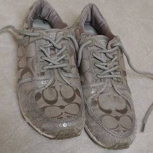 Coach New York signature C tennis shoes sz.7M